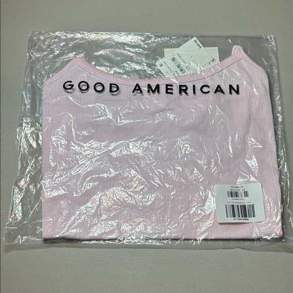 Good American Pointelle Crop Camisole - Picture 6 of 8